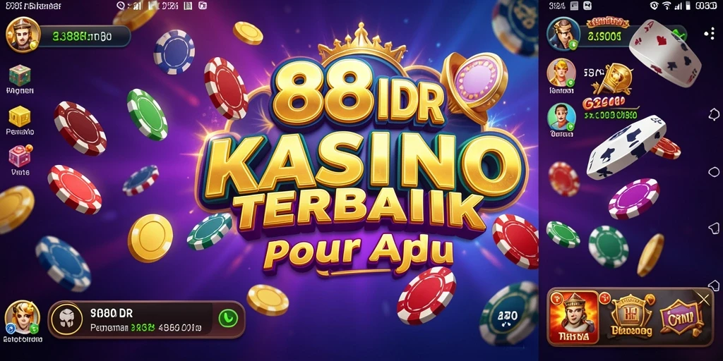 Tampilan gameplay yang menarik dari aplikasi Kasino 888IDR.