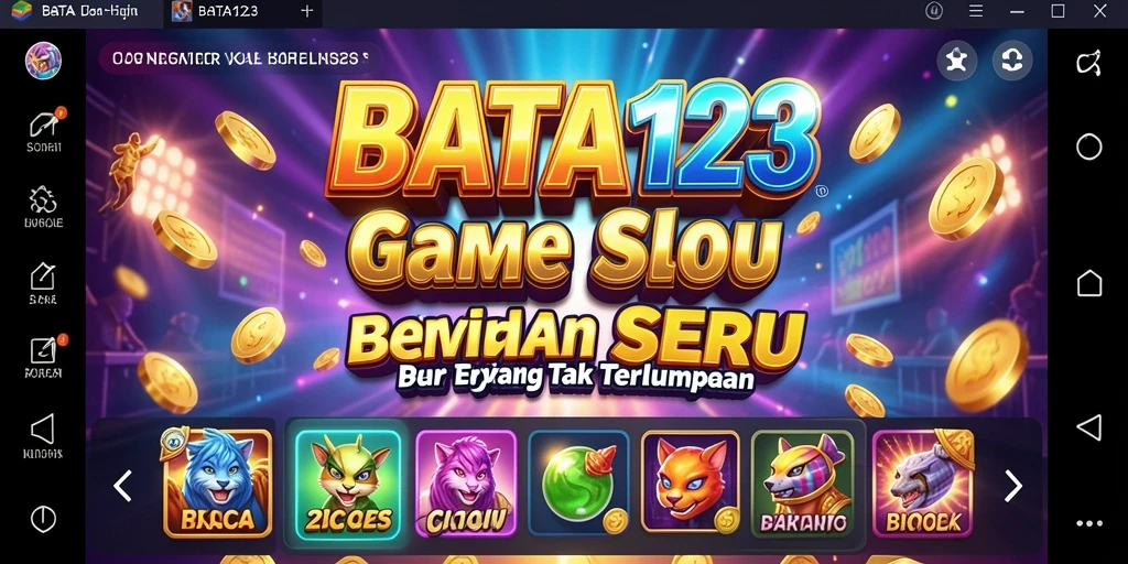 Screenshot BATA123 menampilkan gameplay slot yang menarik dengan berbagai tema.