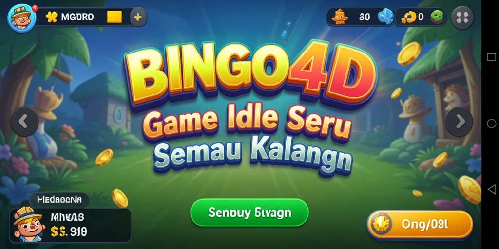 Tampilan gameplay BINGO4D yang menarik dan interaktif.