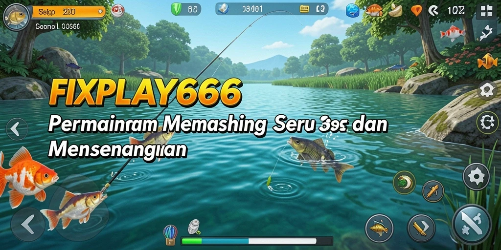 Gameplay FIXPLAY666 yang menarik dengan berbagai aksi memancing.