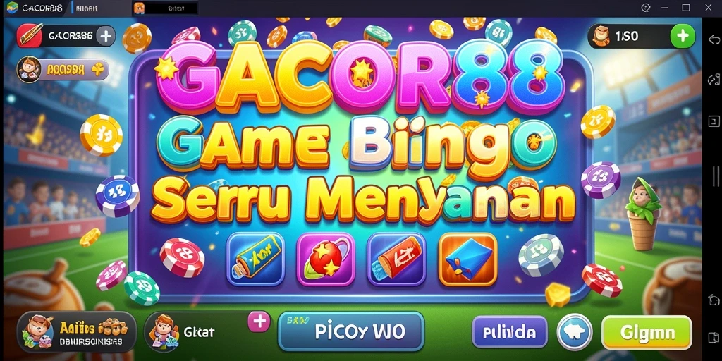 Tampilan gameplay seru di GACOR88 dengan berbagai pilihan Bingo.
