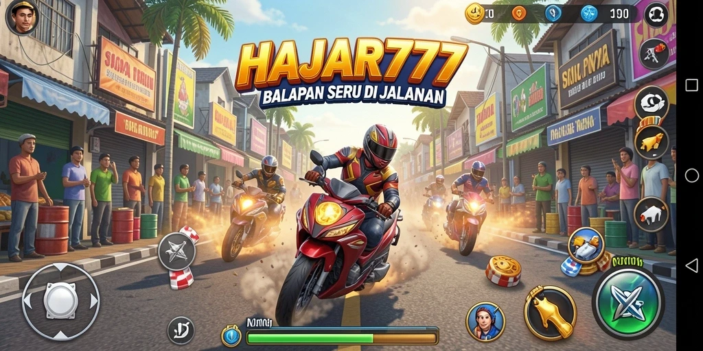 Gameplay seru dan menantang di HAJAR777 dengan grafis yang memukau.
