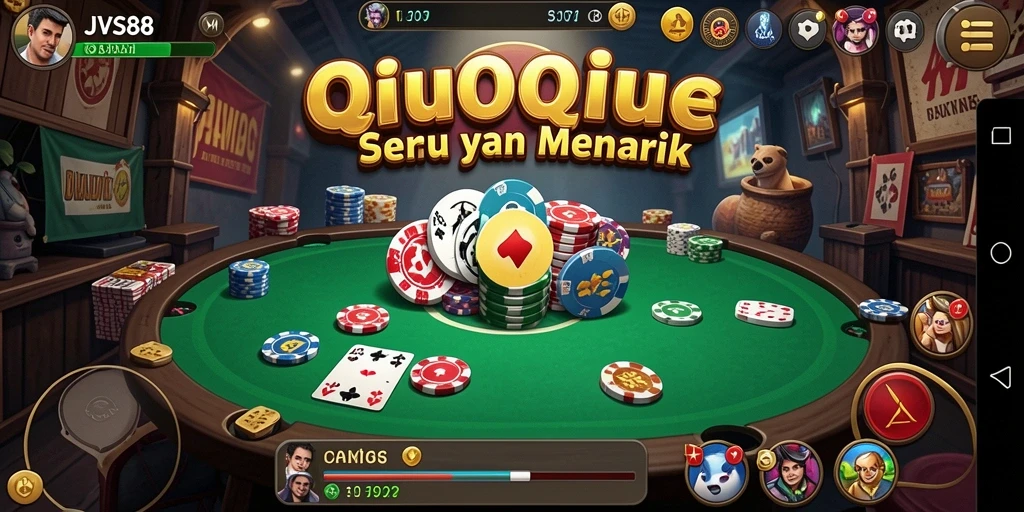 Tampilan gameplay QiuQiu yang menarik di JVS88.