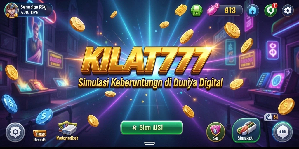 Screenshot gameplay KILAT777 menampilkan keseruan bermain simulasi judi.
