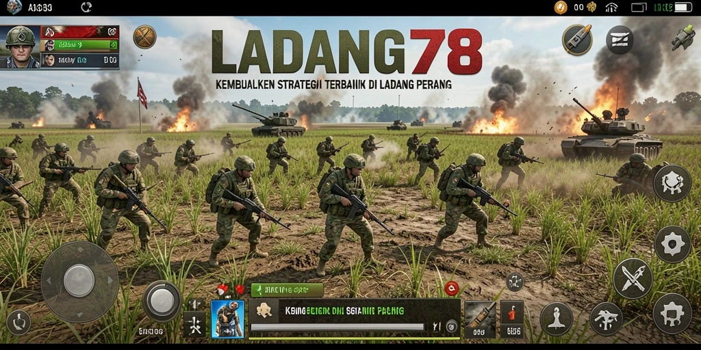 Tampilan gameplay <strong>LADANG78</strong> yang menegangkan dan penuh aksi.