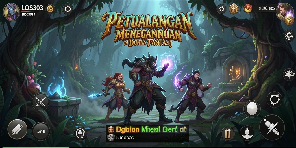 Tampilan gameplay LOS303 yang menegangkan di dunia petualangan.