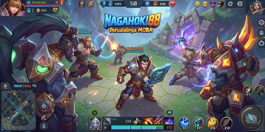 Tampilan gameplay seru NAGAHOKI88 dengan aksi pertarungan epik.