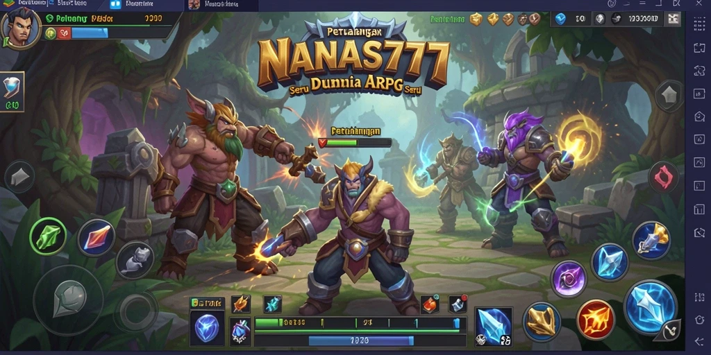 Tampilan menakjubkan dari gameplay NANAS777 yang mendebarkan.