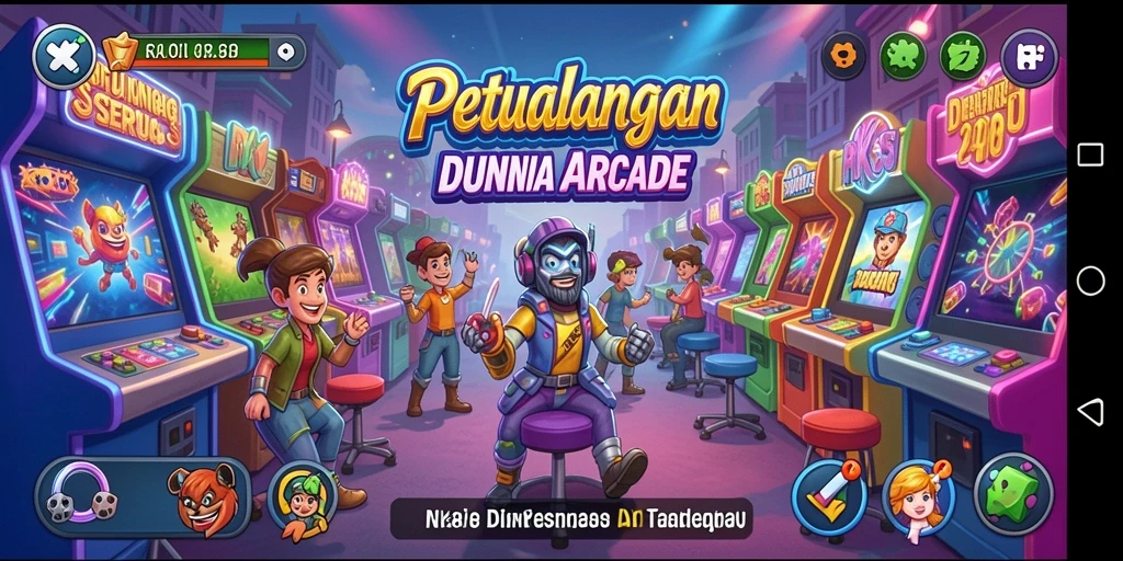 Tangkapan layar gameplay RK88 yang penuh aksi dan kegembiraan.
