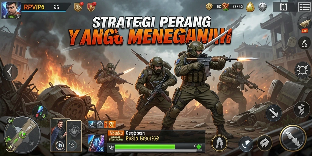 Tampilan menarik dari pertempuran strategi di RPVIP6.