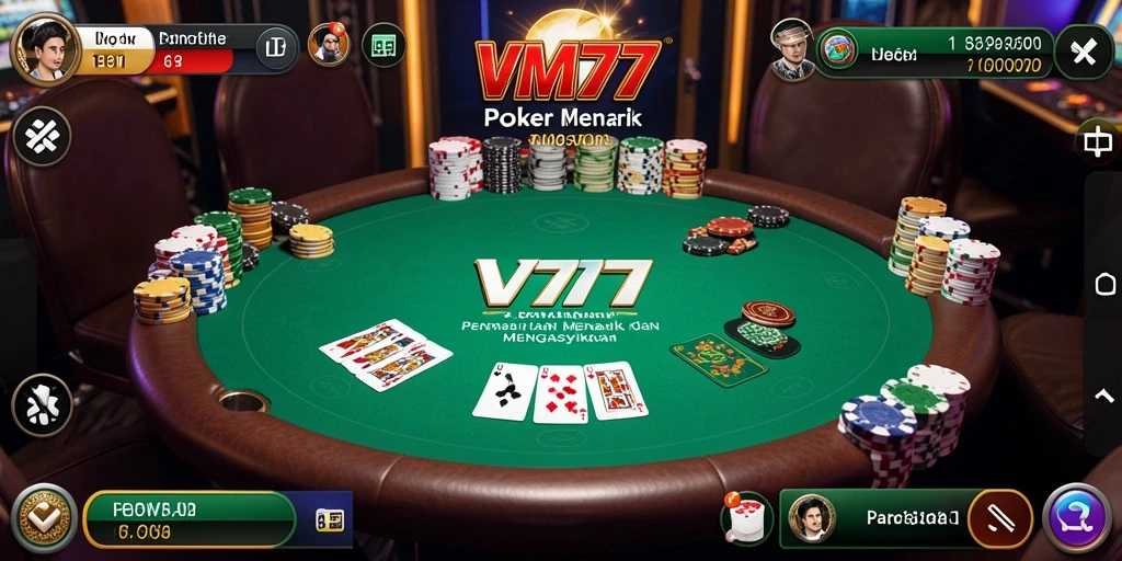 Tampilkan gameplay poker yang seru dan mendebarkan.
