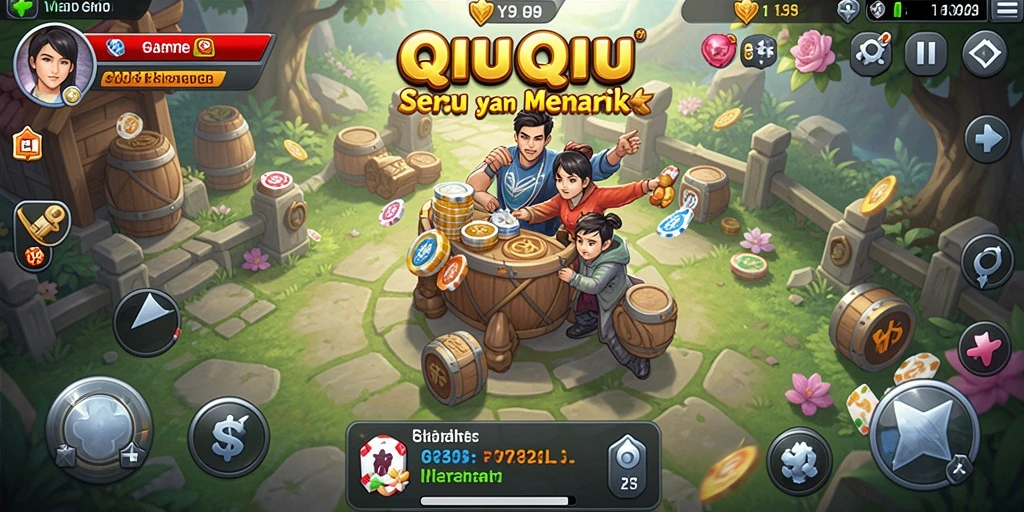 Screenshot Y89 menunjukkan aksi seru permainan QiuQiu.